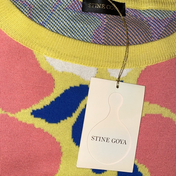 Brand New Stine Goya Kali Banana Leaf Sweater in Size XL - Picture 4 of 7